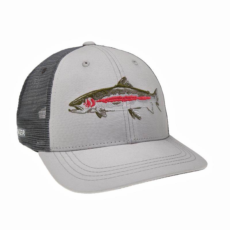 Camo Baseball Cap Fish Rainbow Trout Cotton Hunting Hats for Men Strap  Closure