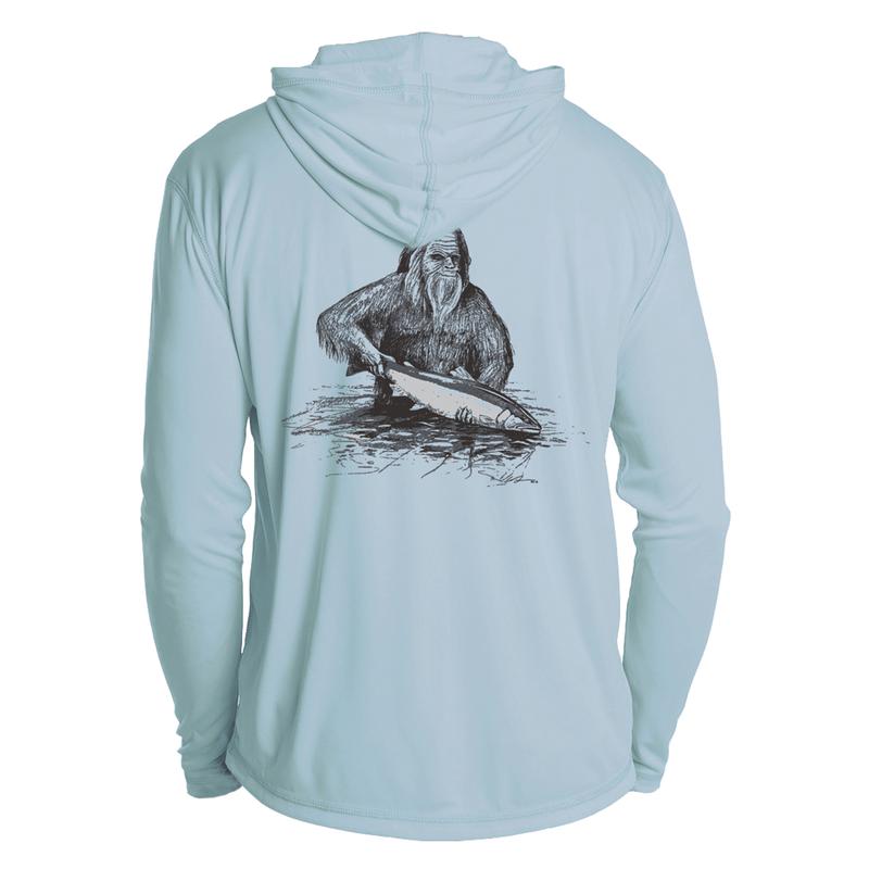 Fincognito Sunpro Hoodie Tranquilty Fish Print Fly Fishing