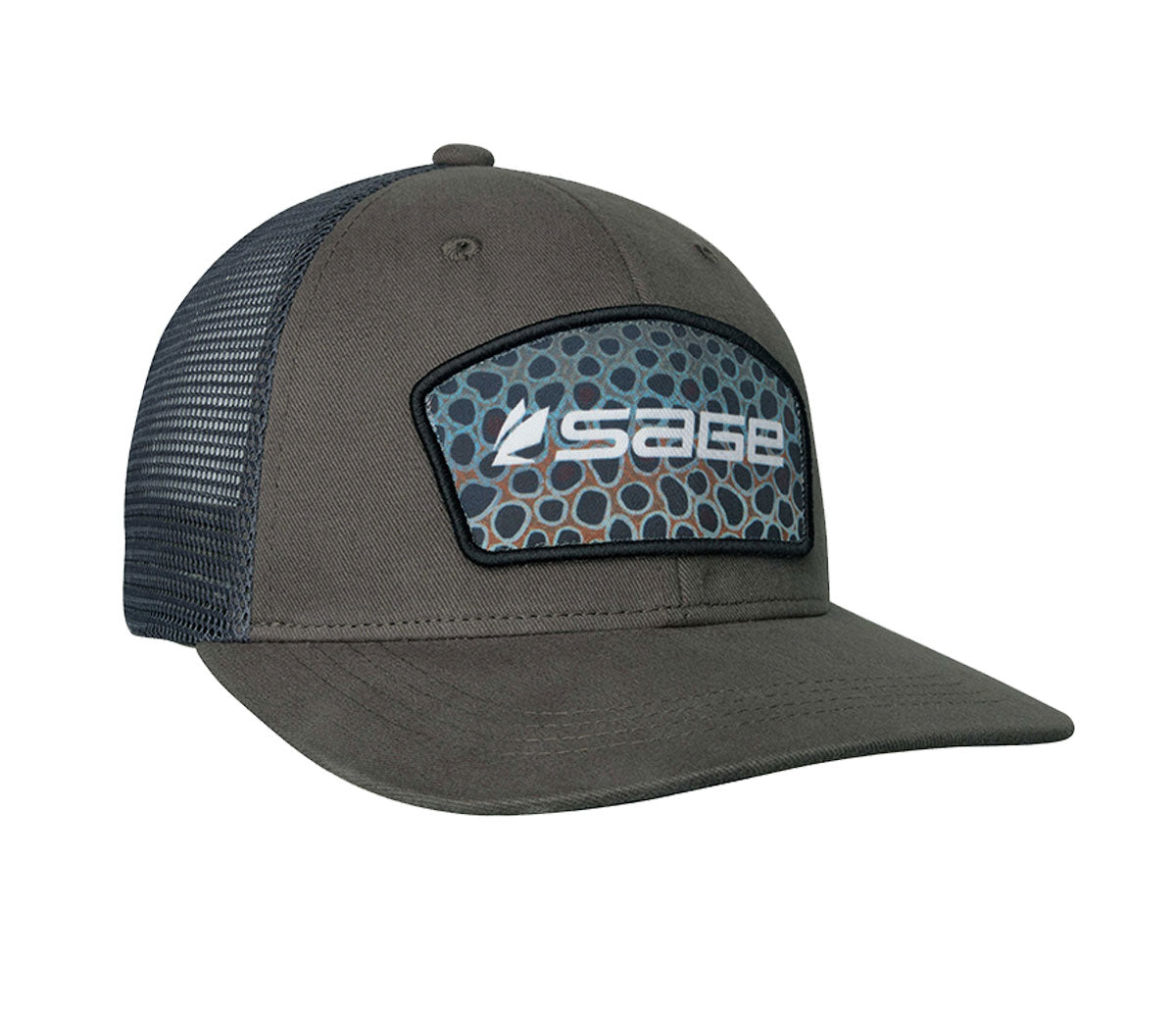 Sage Hat: Patch Trucker Rainbow Trout – Out Fly Fishing