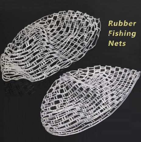 Replacement Fishing Net, Replacement Fishing Landing Net Deepened Soft  Flexible Rubber Fishing Landing Mesh for Angler, Nets -  Canada