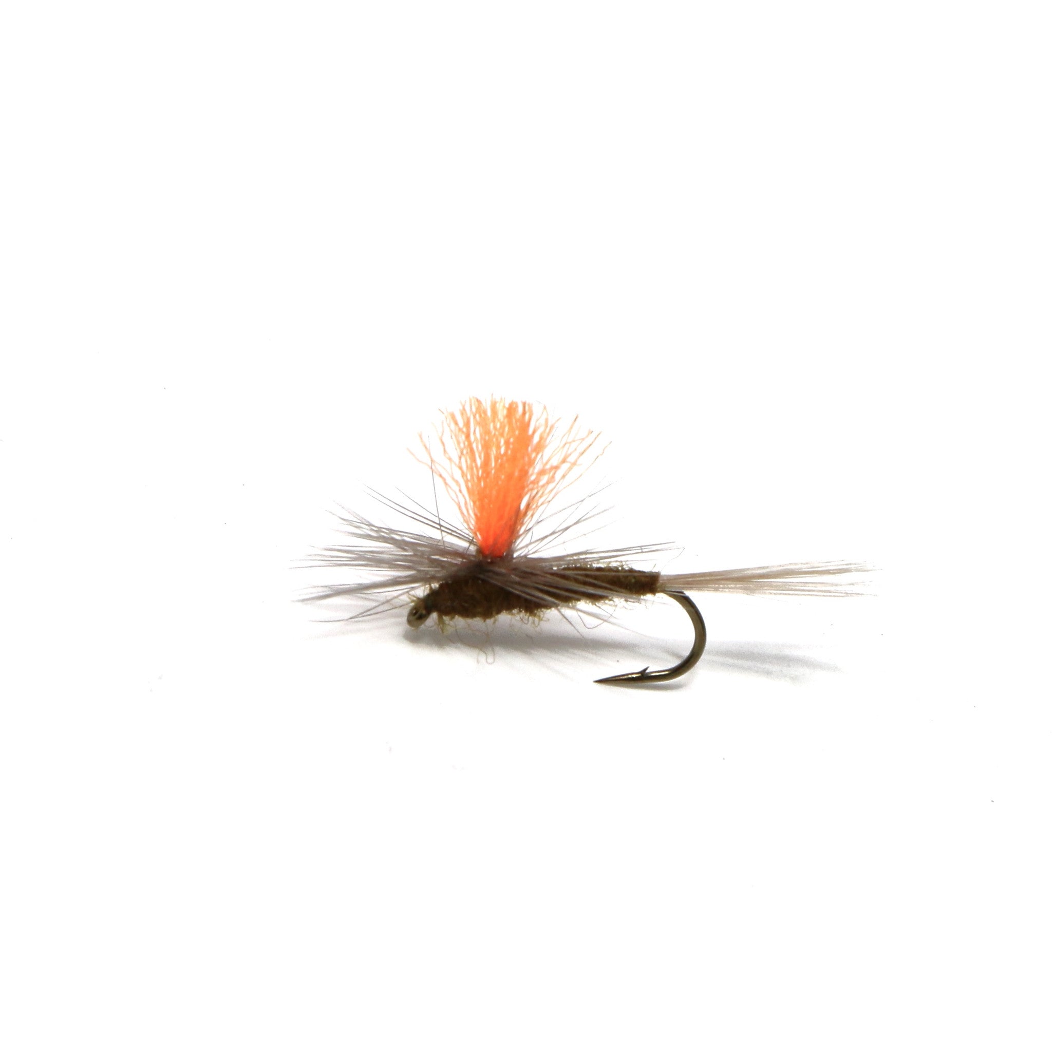 Vampfly 10PCS Size 10#-18# Adams Series Trout Fishing Dry Flies Fly Fishing  Bait Caddis Midge Adult Mayfly Fly Fishing Lures