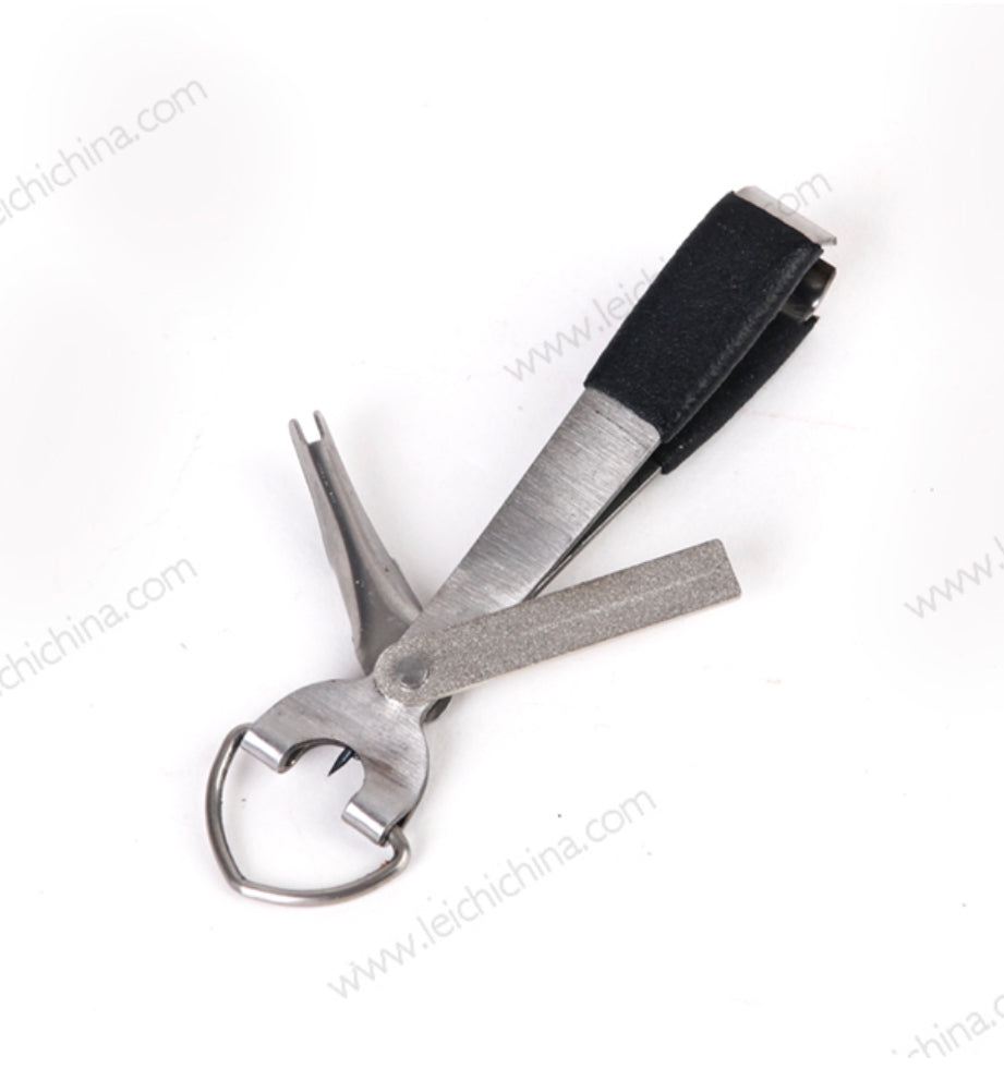 Stainless Steel Fly Fishing Nipper With Knot Tying Tool Line Nipper--6.5  cEN