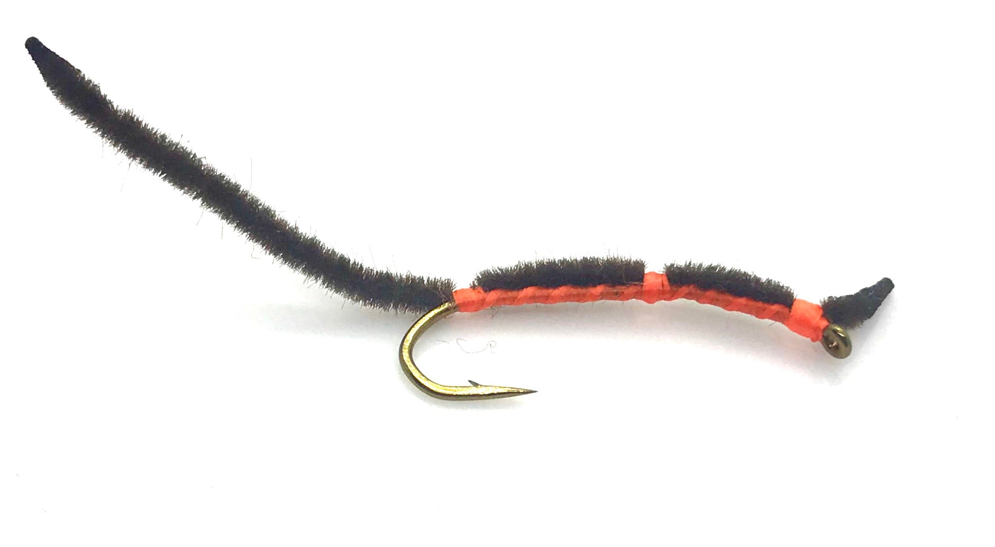 The Fly Fishing Place Trout Nymph Fly - San Juan Worm Power Bead 1/2 Dozen  Orange Bead Red V-Rib Hook Size 12 - Set of 6 Nymph Wet Flies :  : Sports & Outdoors