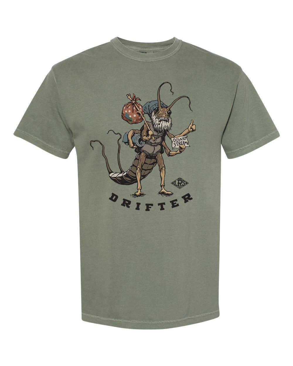 DEAR FISHING, I LOVE YOU T-Shirt (Military Green)