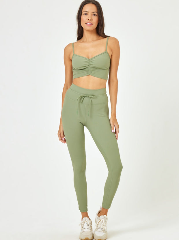 BEACH RIOT Piper Legging • Olive Cable