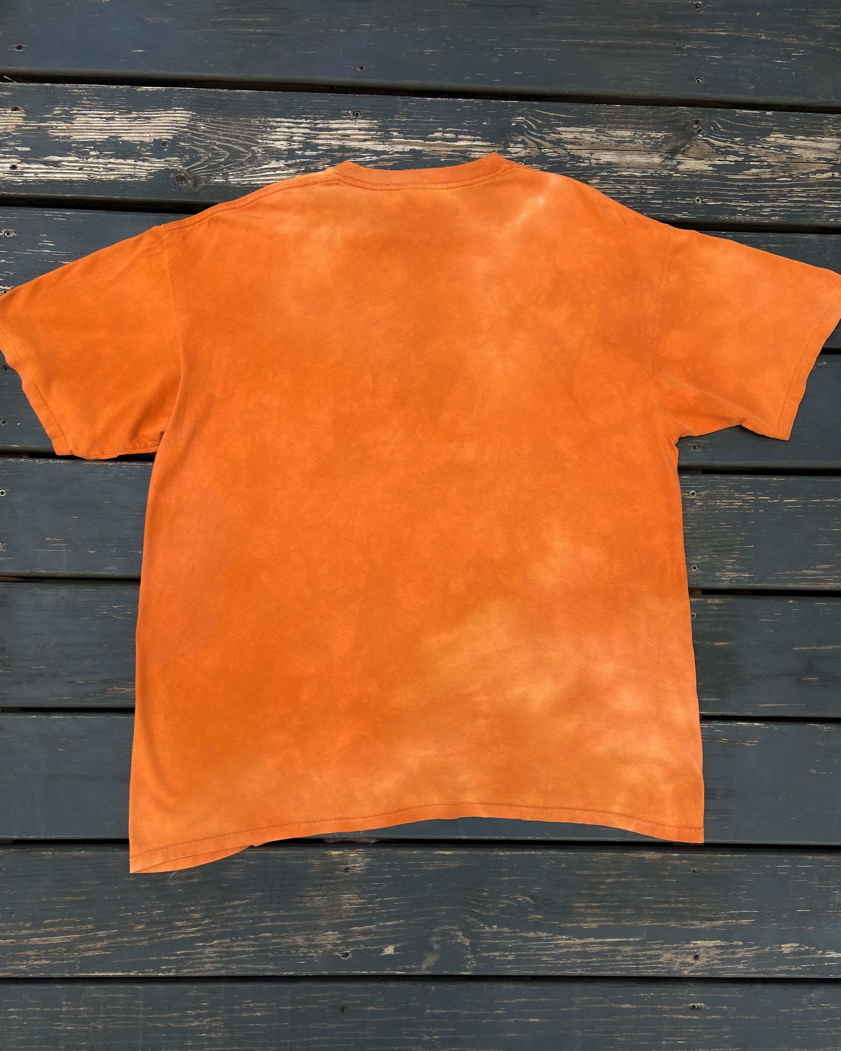 Vintage Orange Tiger Tie Dye Tee