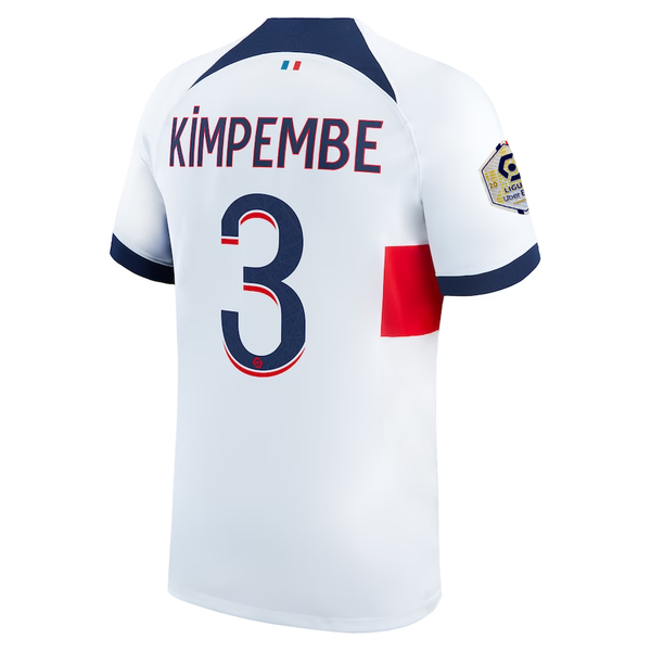 Ligue 1 Paris Saint-Germain Third Jersey Shirt 2022-23 player Presnel  Kimpembe 3 printing for