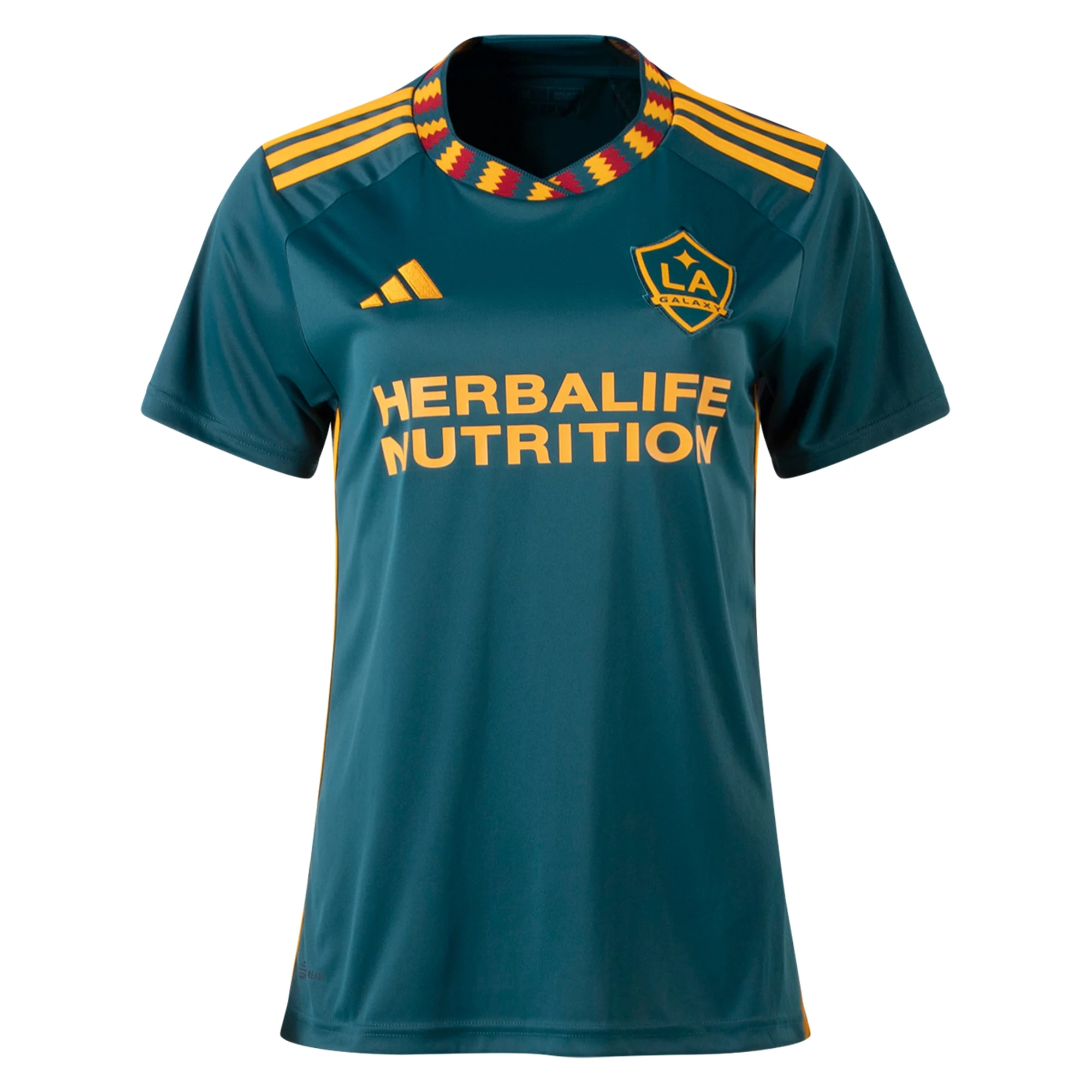 Adidas Women's La Galaxy 2023/24 Away Jersey Green/Gold, S