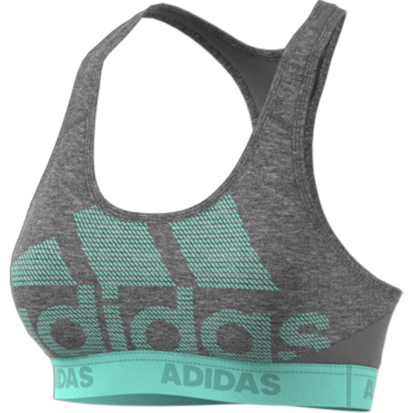 adidas grey sports bra