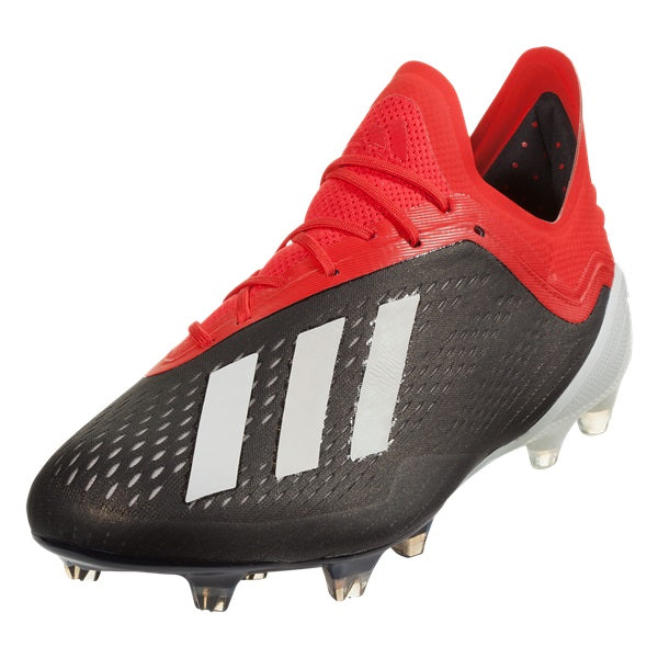 Adidas Men S X 18 1 Fg Firm Ground Soccer Cleats Black Red