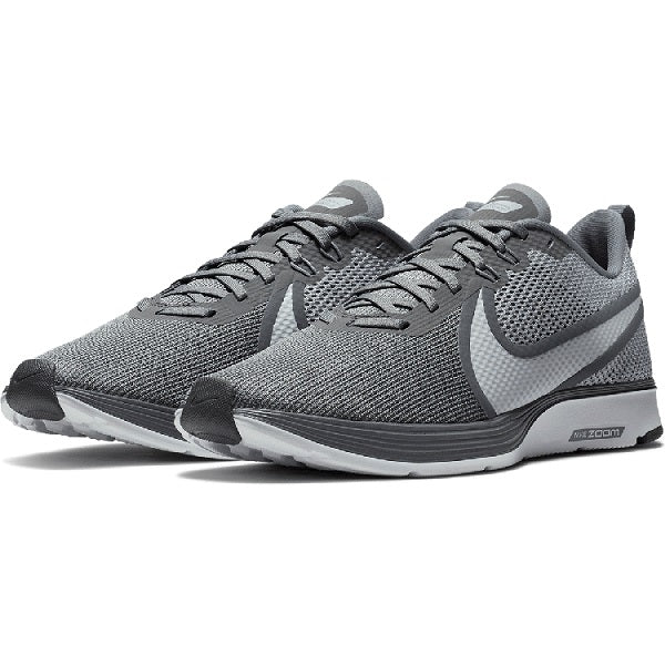 nike zoom strike grey running shoes