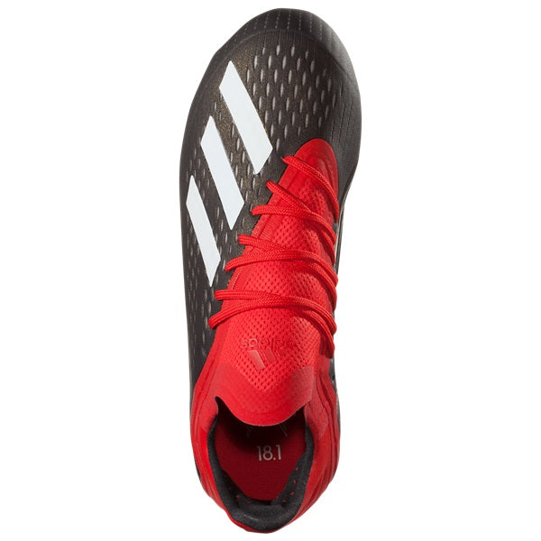 Adidas X 18.1 FG Firm Ground Soccer (Black/Active - Soccer Wearhouse