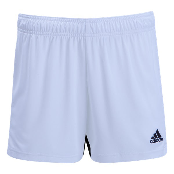 adidas women's white soccer shorts