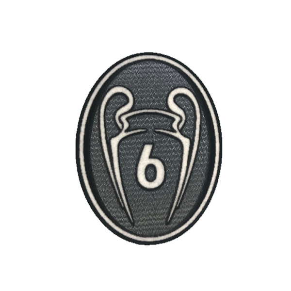 Champions League Liverpool 6 Trophy Patch (Grey) – Soccer Wearhouse