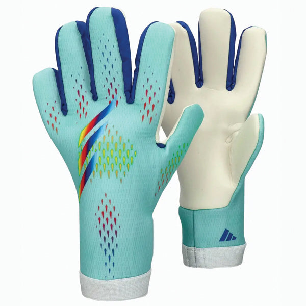 Recuento lavar comerciante adidas Youth X Speedportal Training Goalkeeper Gloves (Clear Aqua/Sola -  Soccer Wearhouse