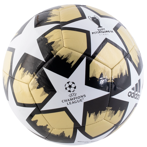 adidas UCL Capitano Saint Petersburg Ball (Gold/Black) - Soccer Wearhouse