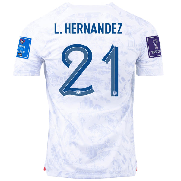 KYLIAN MBAPPE #10 FRANCE 2022/23 AWAY KIT WORLD CUP EDITION WITH