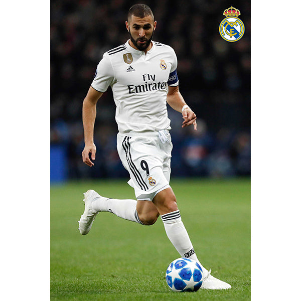 Real Madrid Benzema Poster – Soccer 