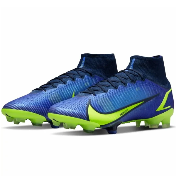 Nike Superfly Elite 8 Elite Firm Ground Soccer Cleats (Saphire/Volt - Soccer Wearhouse