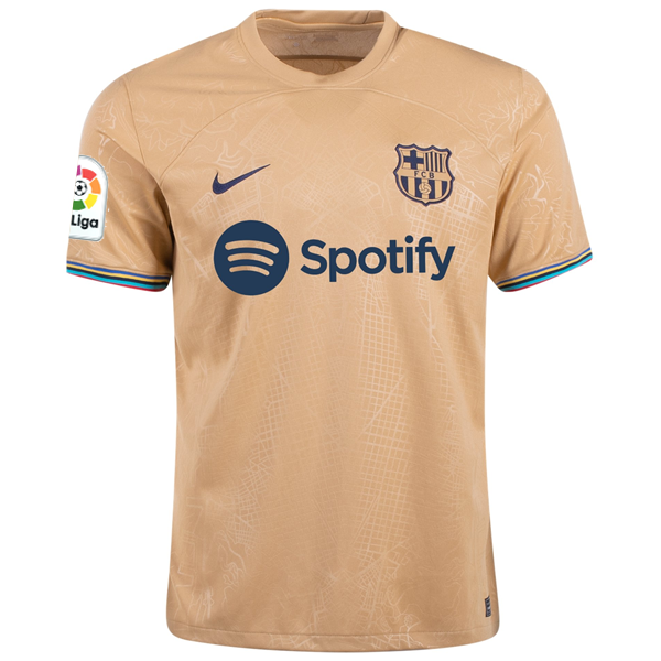 Barcelona Away w/ La Liga Patch 22/23 (Club Gold) - Soccer