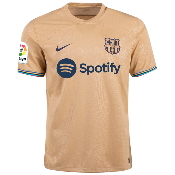 inhoud multifunctioneel Verdrag Nike Barcelona Gavi Away Jersey w/ La Liga Patch 22/23 (Club Gold) - Soccer  Wearhouse
