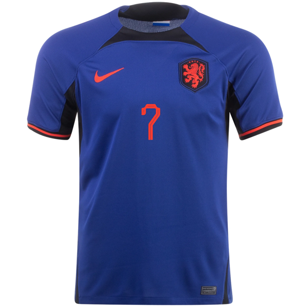 Nike Netherlands Steven Bergwijn Away Jersey 22/23 (Deep Royal/Habaner ...