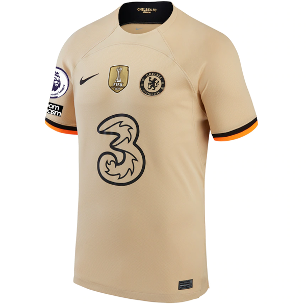 Nike Chelsea Ben Chilwell Third Jersey w/ EPL + No Room For Racism + C ...