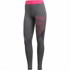 adidas Womens Alphaskin Leggings (Dark Grey/Real Magenta) – Soccer Wearhouse