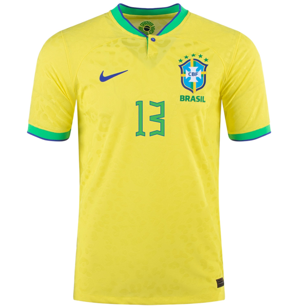 Nike Brazil Bruno Guimaraes Home Jersey 22/23 w/ World Cup 2022 Patche -  Soccer Wearhouse