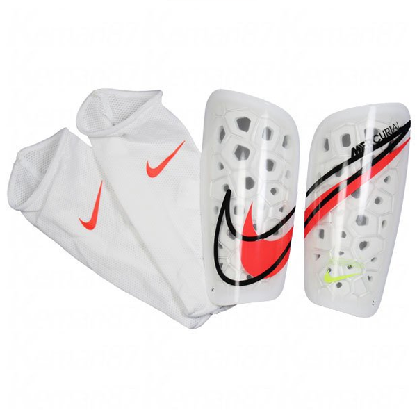 Nike Mercurial Lite Guard (White/Bright Crimson) Soccer