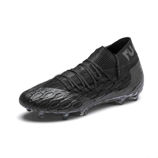 black puma cleats