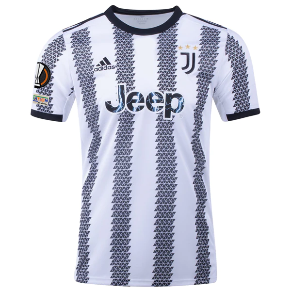 cualquier cosa abajo nariz adidas Juventus Home Jersey w/ Europa League Patches 22/23 (White/Blac -  Soccer Wearhouse