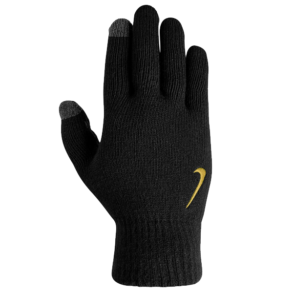 casual Mata Solicitante Guantes Nike Knit Grip (negros) - Soccer Wearhouse