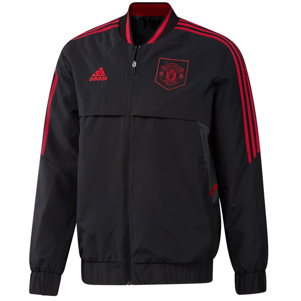 Bedoel Rally iets adidas Manchester United Anthem Jacket 22/23 (Black/Real Red) - Soccer  Wearhouse