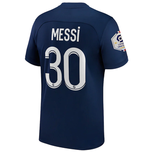 Nike Paris Messi Jersey With Ligue 1 Champion Patch 22/23  Soccer