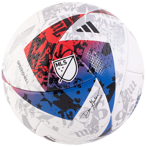 Anillo duro Coincidencia Acorazado adidas MLS Pro Official Match Ball 22/23 (White/Blue/Red) - Soccer Wearhouse