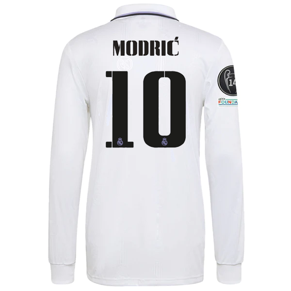 adidas Real Madrid Luka Modric Home Jersey w/ Champions League + Club -  Soccer Wearhouse