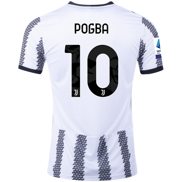 adidas Juventus Paul Home Jersey con Parche Serie A 22/23 (Blanc - Soccer Wearhouse