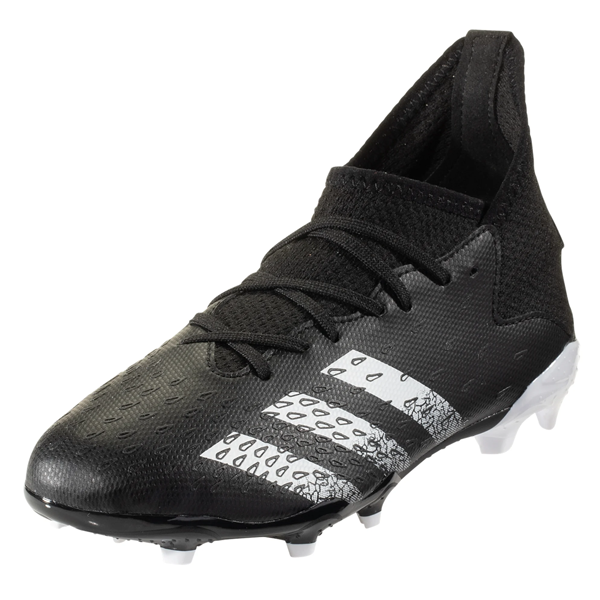 doorboren Hoopvol sociaal adidas Jr Predator Freak.3 FG Soccer Cleats (Core Black/Cloud White) -  Soccer Wearhouse