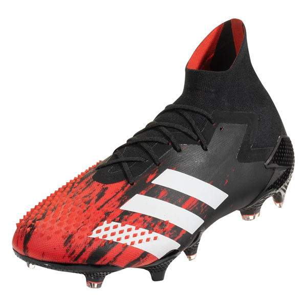 black and red predator cleats