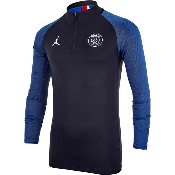 psg jordan half zip