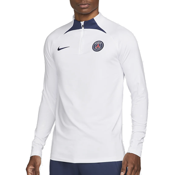 logboek tent werkgelegenheid Nike Paris Saint-Germain Strike Dri-Fit Drill Top (White/Midnight Navy -  Soccer Wearhouse
