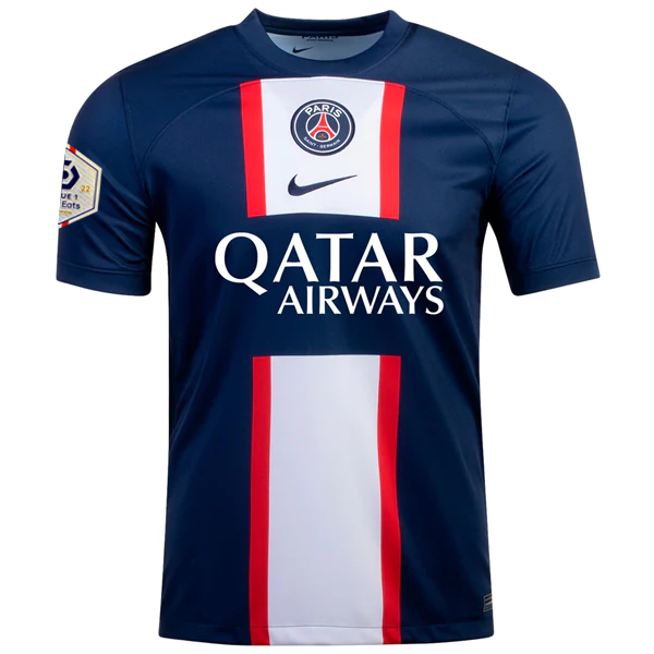 Nike Paris Saint Germain Kurzawa Home Jersey W Ligue 1 Champion Patch Soccer Wearhouse