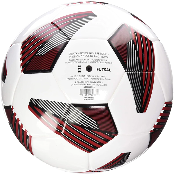 Balón adidas Futsal Tiro League Sala (Blanco/Negro/Rojo) - Wearhouse