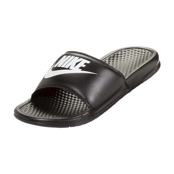 Nike Benassi JDI Soccer Sandals (Black 