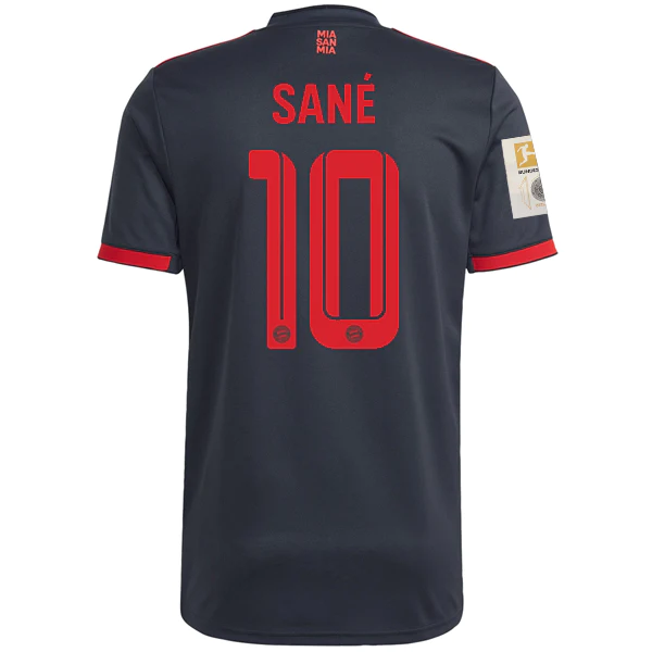 adidas Bayern Munich Sadio Mane Third Jersey w/ Bundesliga +10 Times W -  Soccer Wearhouse