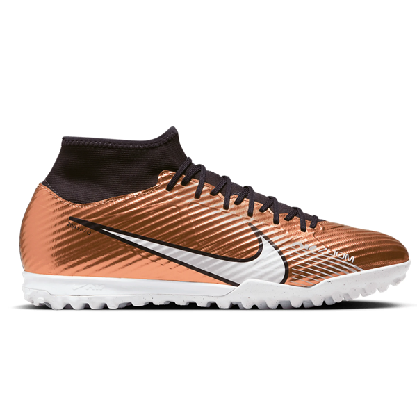 Nike Zoom Superfly 9 Academy Turf (Metallic Copper) - Soccer