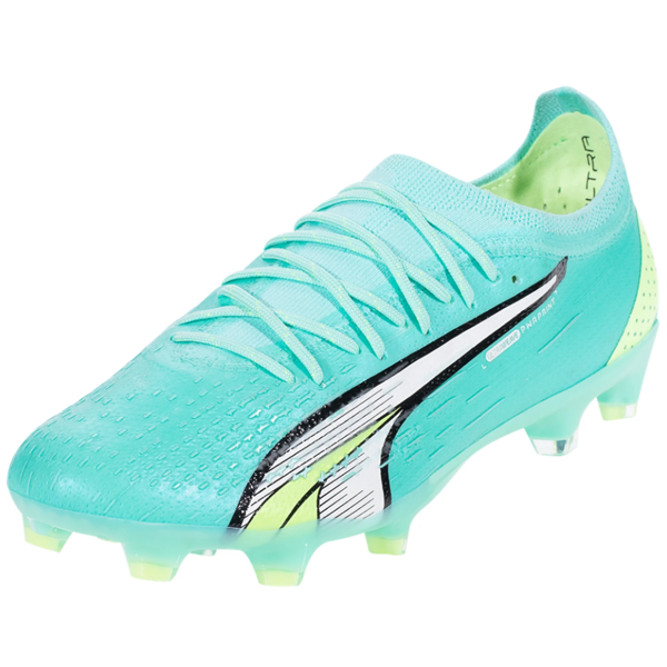 Puma Ultra Ultimate FG/AG (Fizzy Light/Parisian Blue) - Soccer Wearhouse