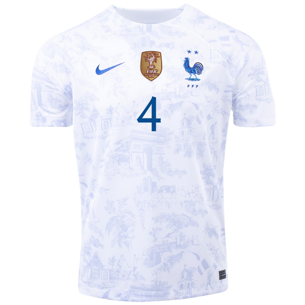 Benzema France worldcup White 2022-23 Away Replica Jersey