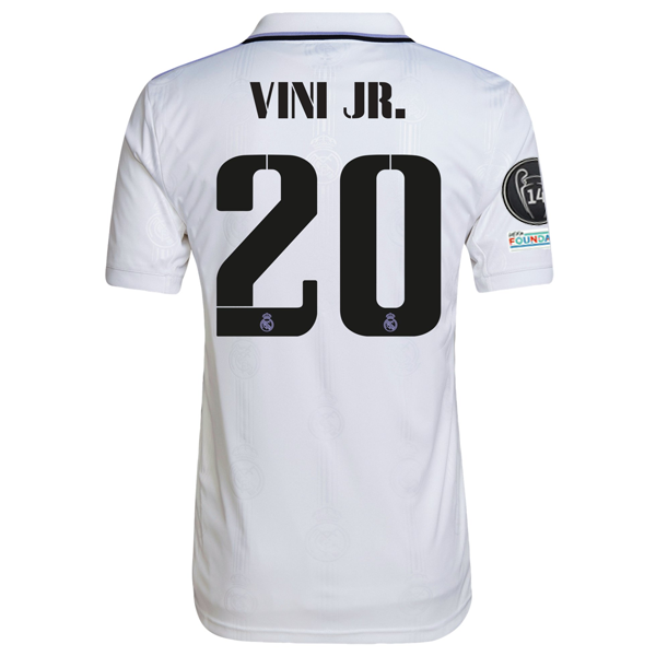 blanco lechoso Inferir Agradecido adidas Real Madrid Vini Jr. Home Jersey con parches de la Liga de Camp -  Soccer Wearhouse